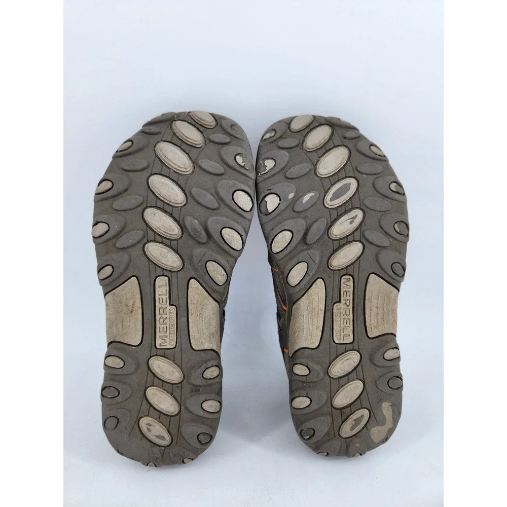Merrell ML-Hydro H2O San Boys Size 4M Brown Orange Leather Water Shoes‎ MK261856